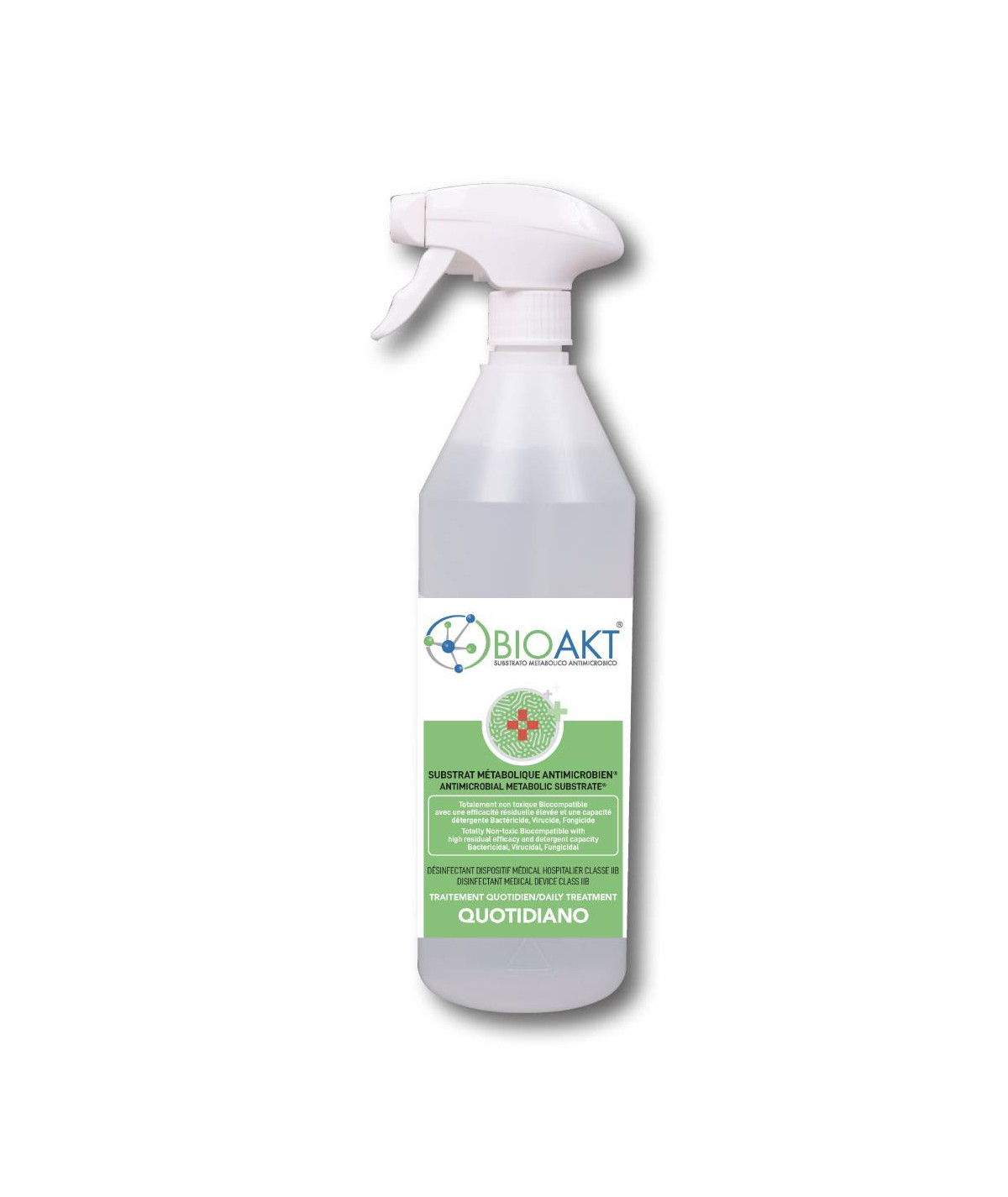 Nettoyant désinfectant de surface 1 L- BioAkt Quotidiano®