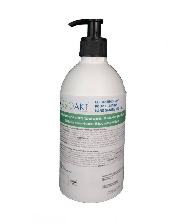 Gel désinfectant pour les mains sans alcool 500 ml - BioAkt GEL Mani®